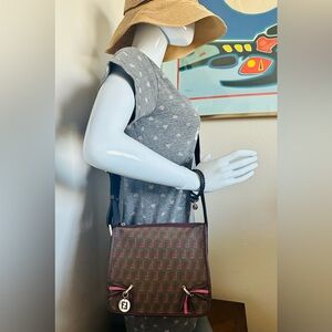 Fendi Zucchino FF Canvas Crossbody Bag